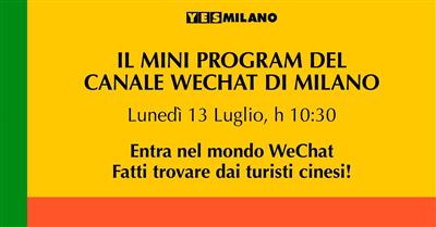 Il Mini Program del canale WeChat di Milano