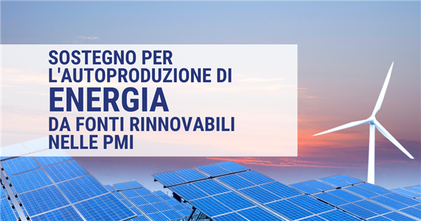 Mimit: Sostegno per l'autoproduzione di energia da fonti rinnovabili