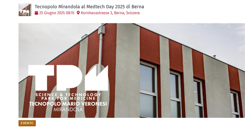 Il TPM di Mirandola porta l’eccellenza biomedicale modenese in Svizzera